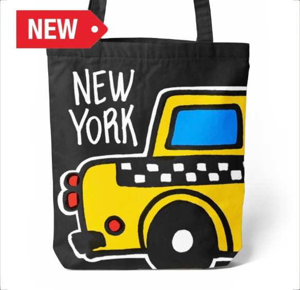 New York Taxi Tote Bag