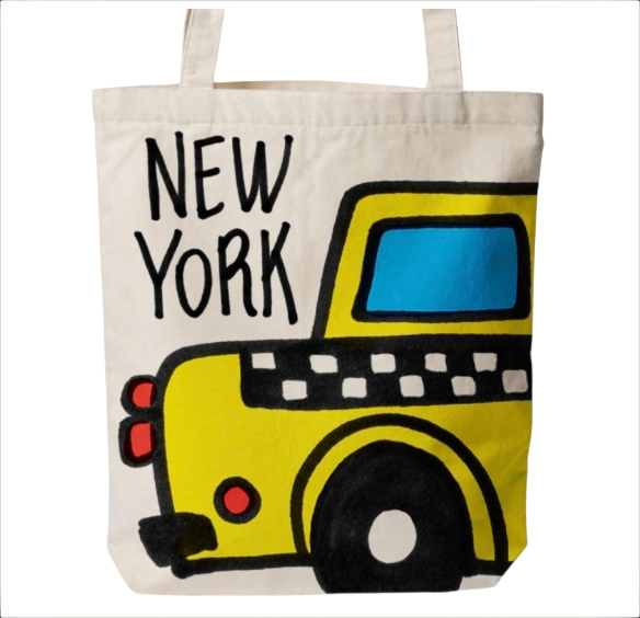 New York Taxi Tote Bag