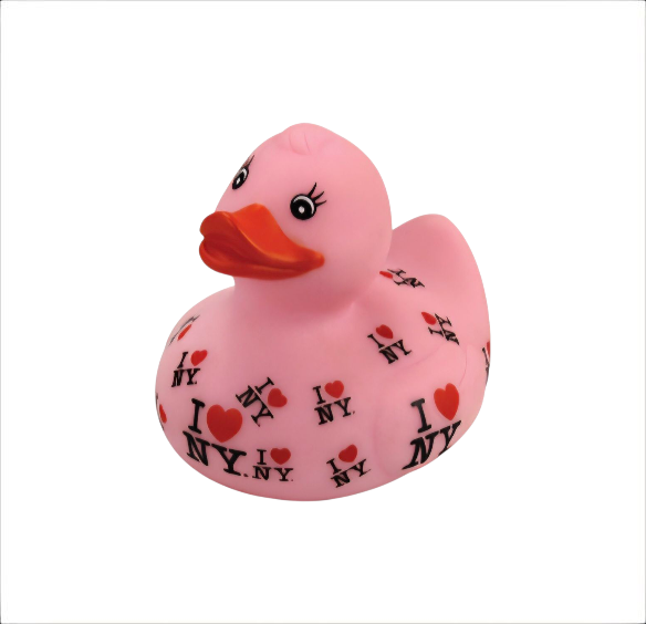 Rubber Duck All over I love NY