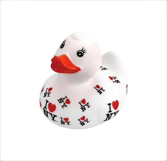 Rubber Duck All over I love NY