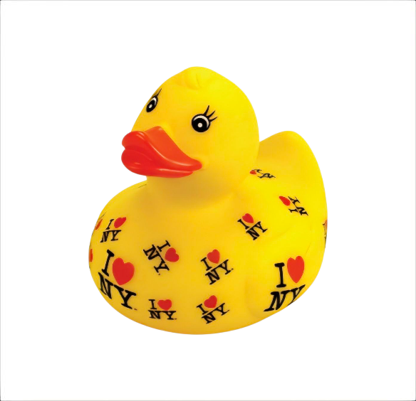 Rubber Duck All over I love NY