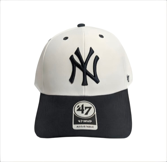 Yankees Two tone White w Navy MVP 47 Brand (Official)