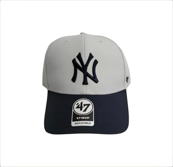 Yankees Light Grey w Navy Mvp 47 Brand (Official)