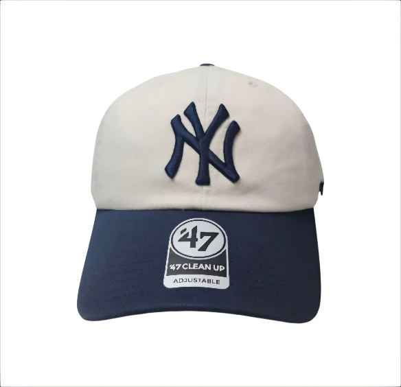 Yankees Two tone White w Navy Cleanup 47 Brand (Official)