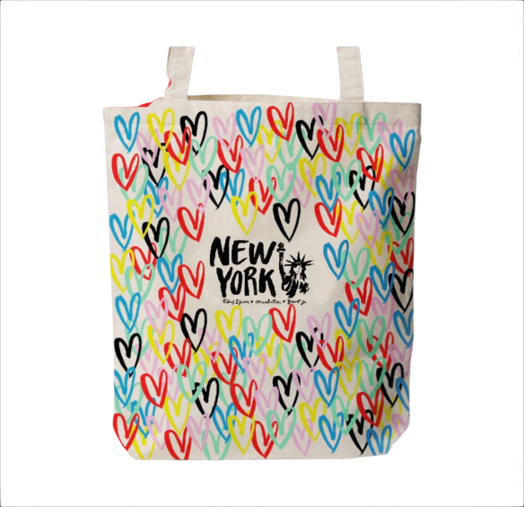 Heart NY tote Bag